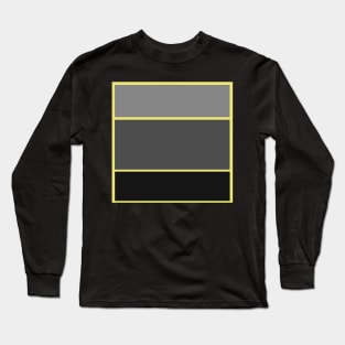 minimalist grey abstract pattern Long Sleeve T-Shirt